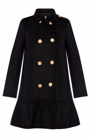 Double-breasted coat with ruffle, zdjęcie 1 Double-breasted coat with ruffle od Valentino Red